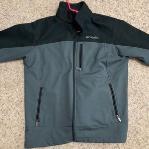 Mens Large Grey Columbia Winter Jacket/Coat
